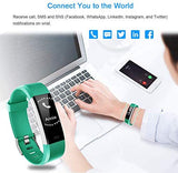LETSCOM Fitness Tracker HR, Activity Tracker Watch with Heart Rate Monitor, Waterproof Smart Fitness Band with Step Counter, Calorie Counter, Pedometer Watch