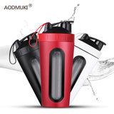 700m/28OZ Stainless Steel Shaker Bottle with Whisk Ball