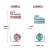 550/700ml Protein Shaker Bottle BPA Free