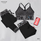 Sport Set Women Bra+Yoga Pants+Shorts