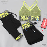 Sport Set Women Bra+Yoga Pants+Shorts