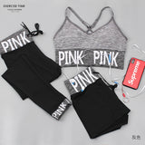 Sport Set Women Bra+Yoga Pants+Shorts