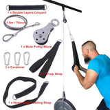 Cable Machine Attachments Tricep Rope D-Handle Cable Pully Optional