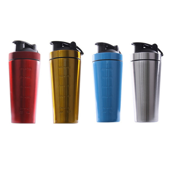 Stainless Steel Protein Shaker Bottle  BPA-Free