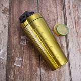 Stainless Steel Protein Shaker Bottle  BPA-Free