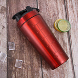 Stainless Steel Protein Shaker Bottle  BPA-Free