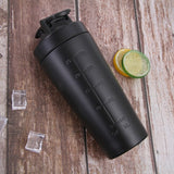 Stainless Steel Protein Shaker Bottle  BPA-Free