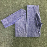 2pcs/set Vital Women Sport Suit Top + High Waist